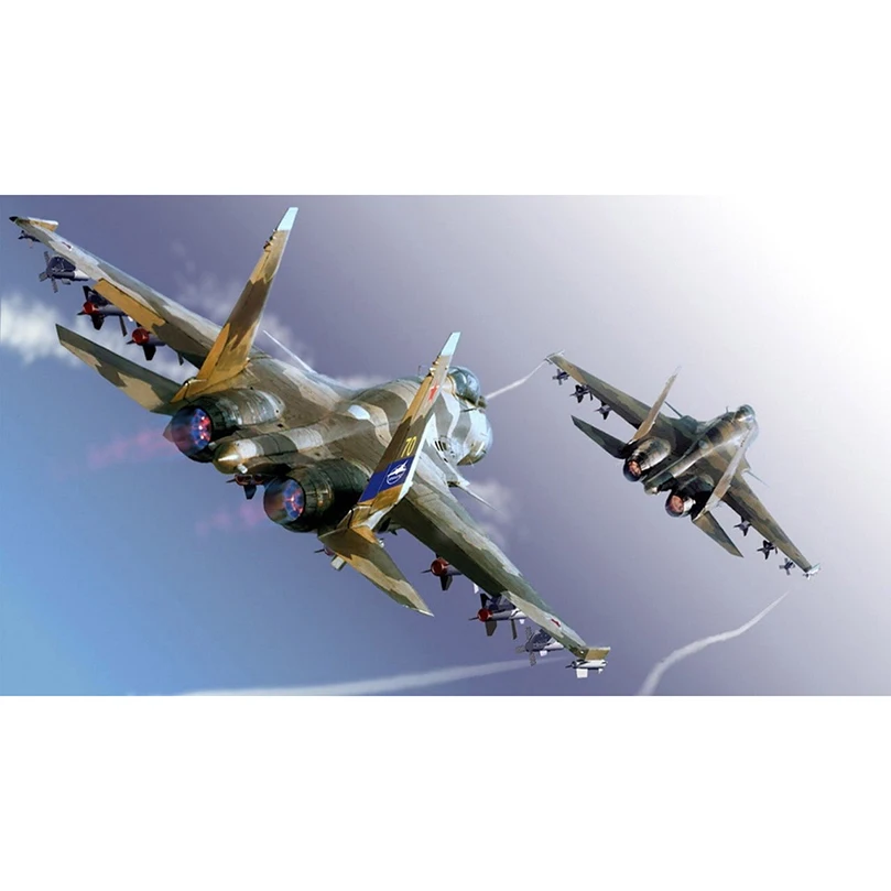 

5d Diy Diamond Painting Cross Stitch Diamond Embroidery Full Crystal Square Diamond Mosaic Pictures Needlework Aircraft DW521