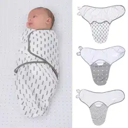 Детские спальные мешки для новорожденных, мягкий хлопковый спальный мешок, пеленки для младенца, обертывание 0-3 м, детское постельное