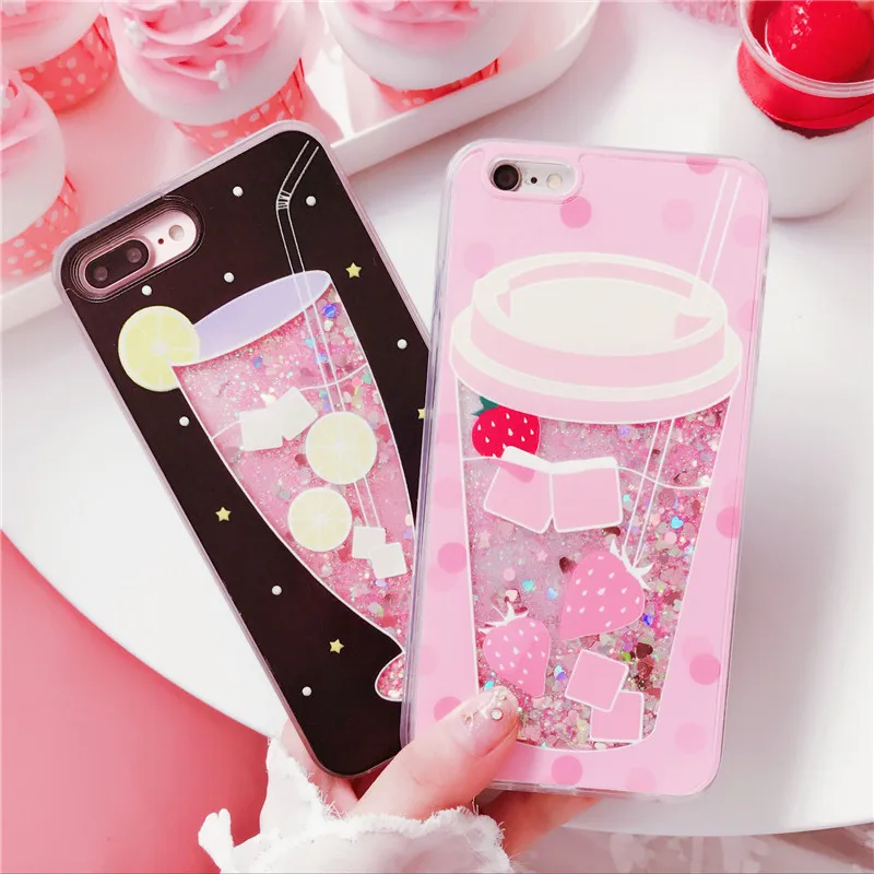 Summer Drink Dynamic Liquid Quicksand Glitter Sequins