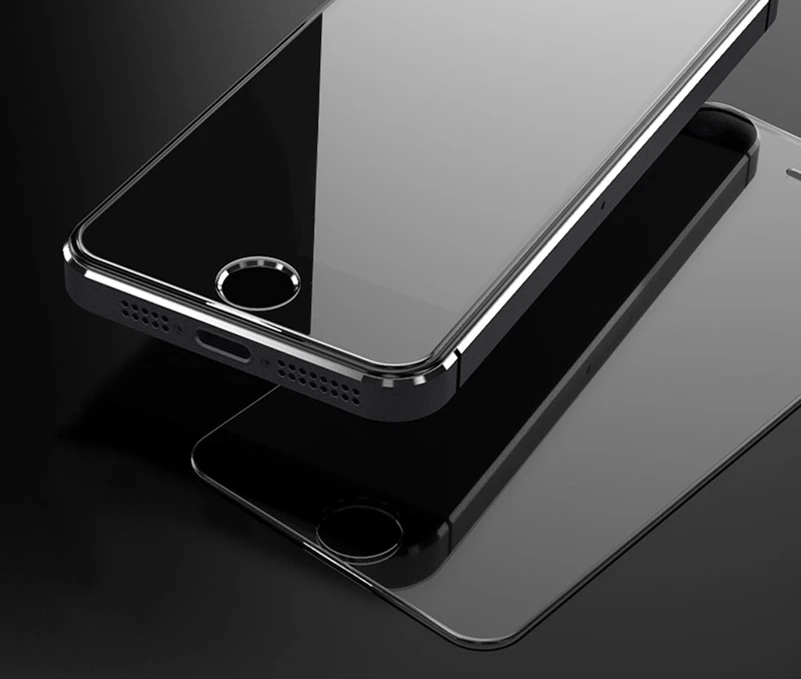 2 Pcs  Lot Tempered Glass For iPhone 6 6s Glass Tempered Guard Film For iPhone X 10 7 8 Plus 5 5s 5C SE 4 Tempered Glass (7)
