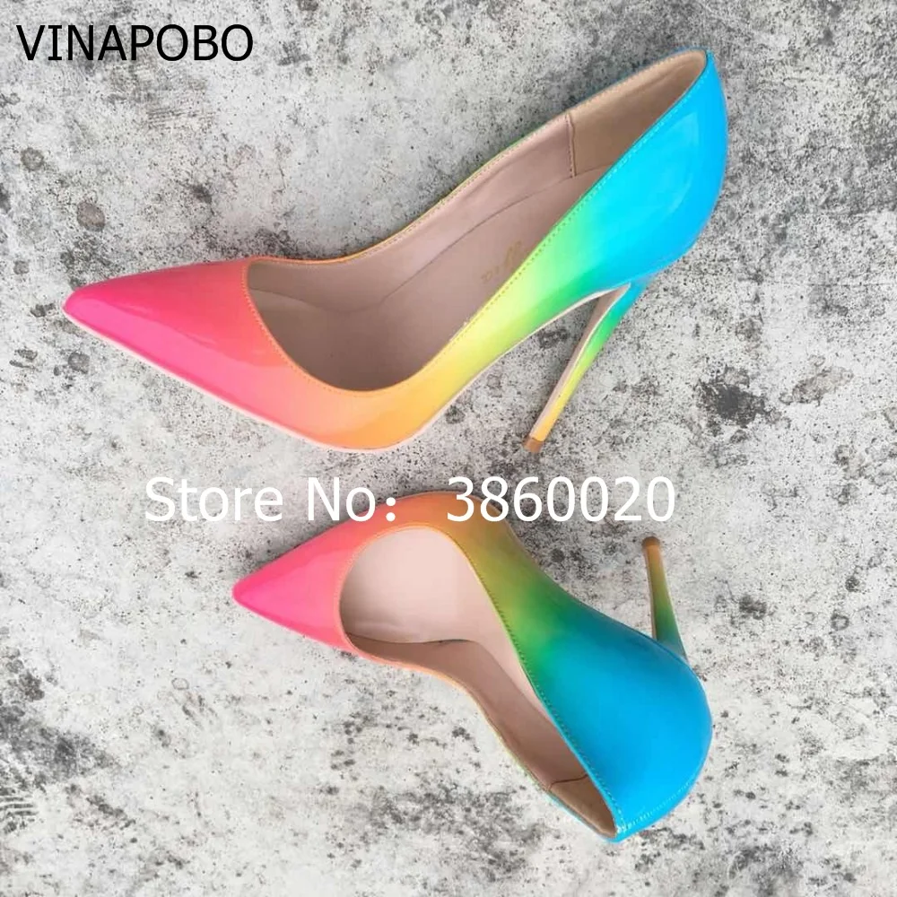 1Keshangjia-Fashion-Sexty-Stiletto-Pumps-2018-Rainbow-Shallow-Designer-Zapatos-Mujer-8cm-12cm-High-Heels (2)