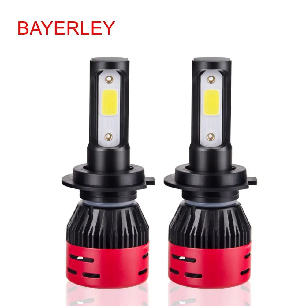 

H4 LED H7 H11 H8 HB4 H1 H3 HB3 H9 9005 9006 Auto mini Car Headlight Bulbs 72W 8000LM Car Styling 6500K led automotivo