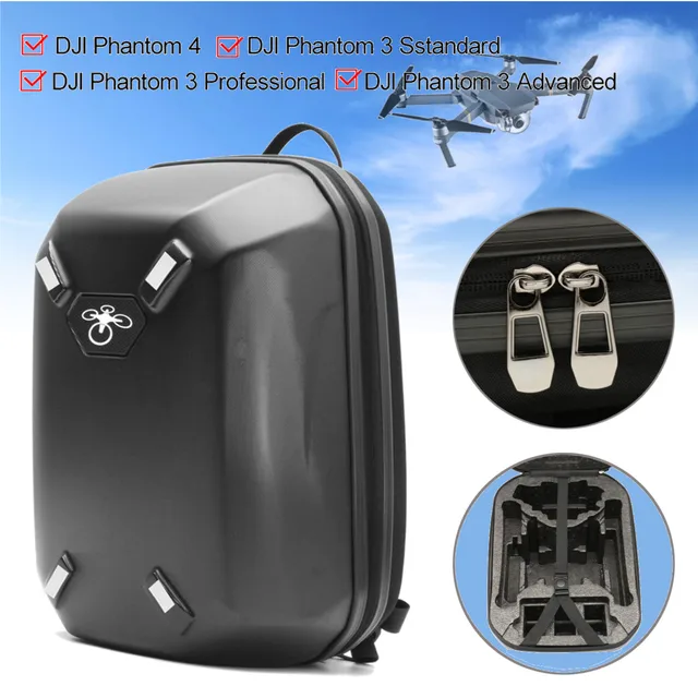 $51.1  Hard Shell Carrying Backpack bag Case Waterproof Anti-Shock for DJI Phantom 3 4 Professional & Adva