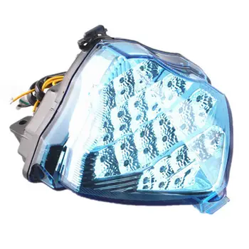 

LED Rear Tail Light Integrated Turn Signals Lamp For Yamaha YZF R1 2004 2005 2006 Blue