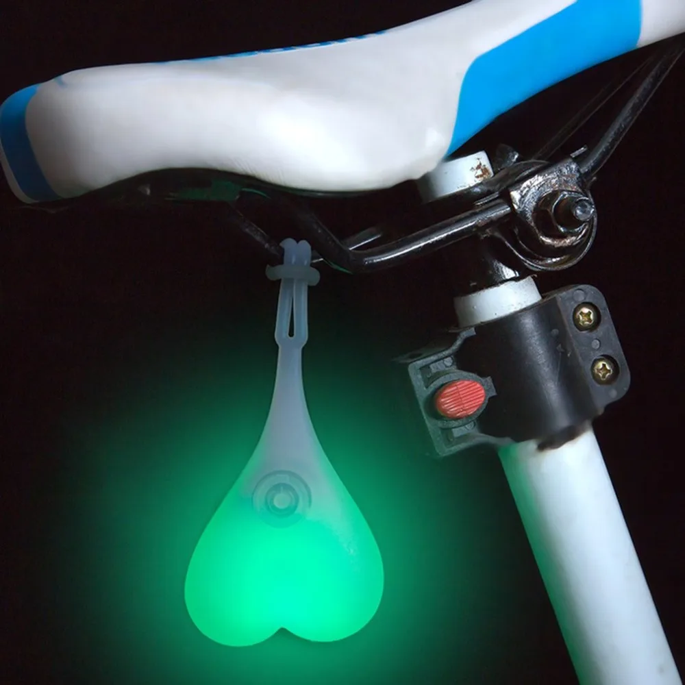 Clearance Cycling Balls Tail Silicone Light Creative Bike Waterproof Night Essential LED Red Egg Lamp Bicycle Seat Back Light 26