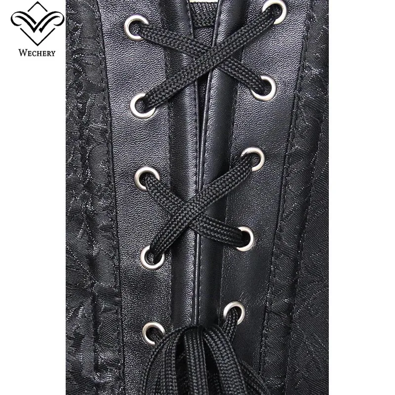 Wechery Women Steampunk Corsets Sexy Retro Buckle Corselet Lace Up Underbust Bustiers Korset Gothic Clothing Gorset Tops Party Wechery Women Steampunk Corsets Sexy Retro Buckle Corselet Lace Up Underbust Bustiers Korset Gothic Clothing Gorset Tops Party