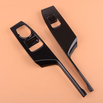 

CITALL Carbon Fiber Texture ABS Car Window Lift Control Switch Panel Decorative Cover Trim Fit for Chevrolet Camaro 2017 2018