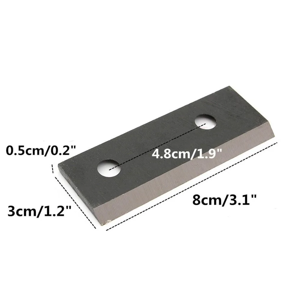 Lame Di Ricambio Per Trituratore Da Giardino Titan TTB3535HR - 2 Pezzi In Acciaio Ad Alta Velocit&agrave;