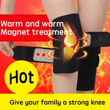 Самонагревающийся браслет теплые наколенники магнит для магнетической терапии, удобные дышащие наколенники и поддержка кусок