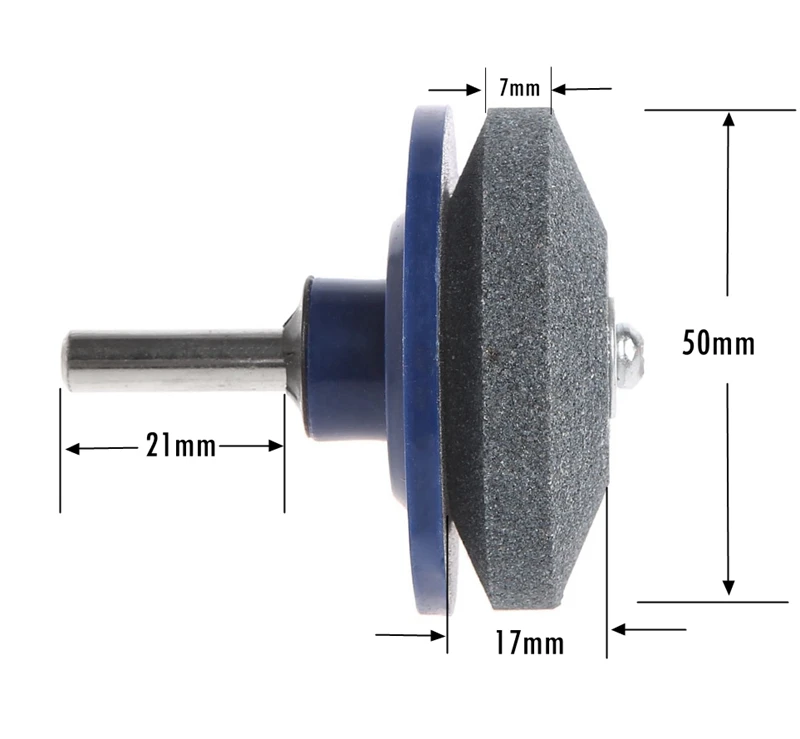 6 мм вал установленный газон точилка для косилки OD 50 мм нож заточка абразивная колесная дрель инструмент