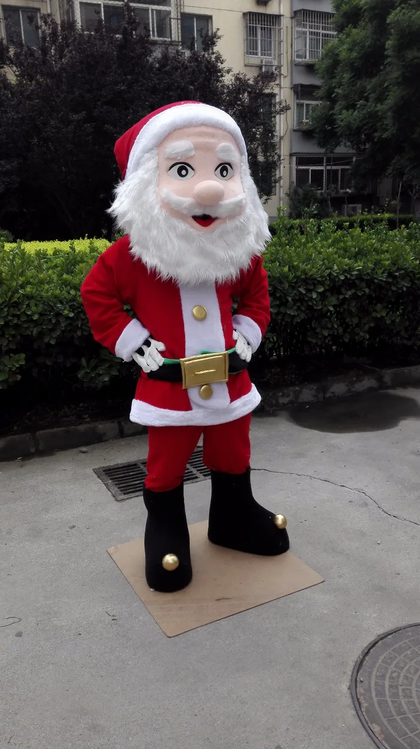 santa claus mascot christmas man mascot costume fancy costume anime cosplay kit mascotte theme fancy dress carnival 41230