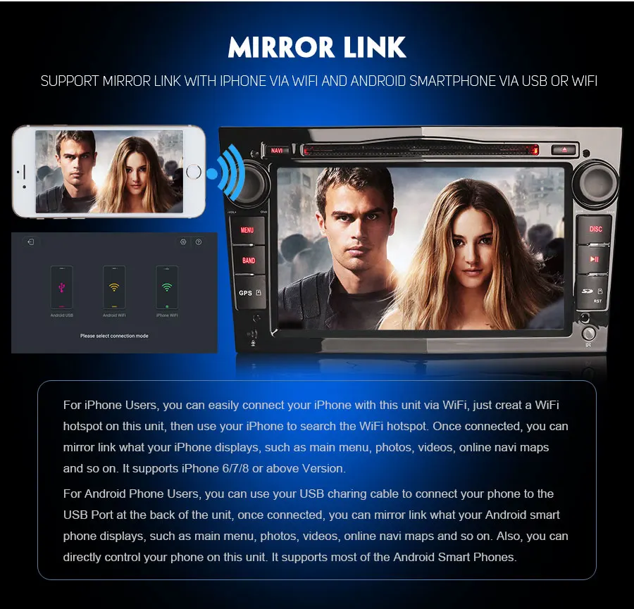 Top Erisin ES7460P 7" HD Android 8.0  4G RAM Car DVD DAB+ GPS Sat  OBD for Opel Vauxhall Vextra Astra Corsa 19