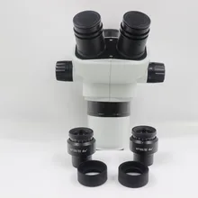 Стерео микроскоп 6.7X-45X Simul-focal Тринокулярный Стерео зум микроскоп головка телефонная плата ремонт с 10X Eyepeice