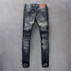 Dirweimon Лидер продаж повседневные мужские прямые узкие джинсы хлопок высокого качества мужские джинсы из денима Розничная и оптовая продажа
