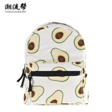 CHAOLIUBANG Korean style mini backpack women children school backpacks travel daypack fruit 3D printing mochila rucksack bag
