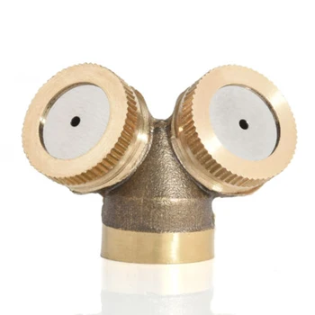 

1 X Adjustable Brass Spray Misting Nozzle Garden Sprinklers Irrigation Fitting