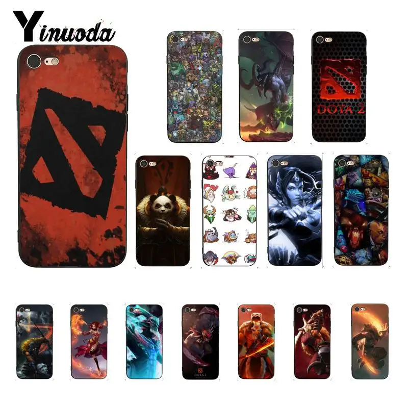 

Yinuoda dota 2 logo Newly Arrived Black Phone Case for iPhone 6S 6plus 7 7plus 8 8Plus X Xs MAX 5 5S XR