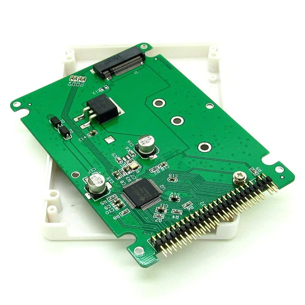 Переходник M.2 NGFF на базе SATA с B ключом SSD 2 5 дюйма IDE 44pin чехлом|Компьютерные кабели и