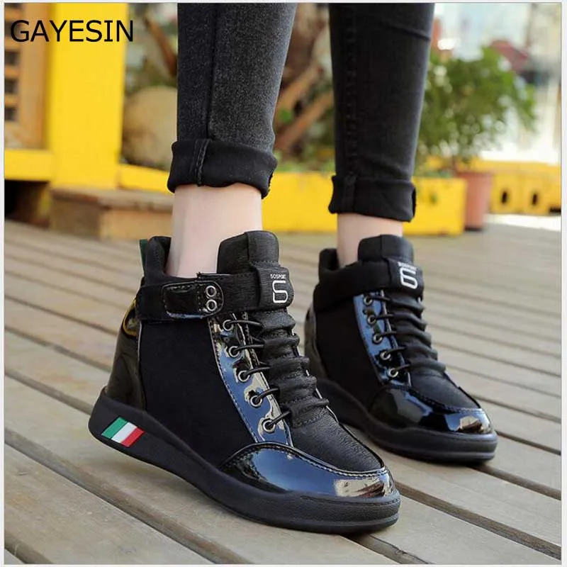 

Women Wedges Causal Shoes Woman Breathable Platform Denim Canvas Shoes Hidden Wedge Sneakers Zapatillas Mujer superstar shoes 19