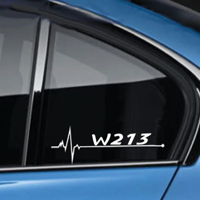 2 шт. наклейка на окна автомобиля для Mercedes Benz amg W203 W204 W205 W210 W211 W212 W213 W220 W221