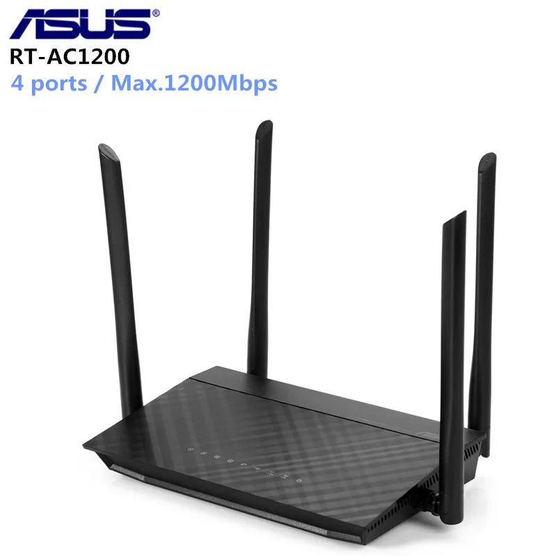 ASUS RT-AC1200 беспроводной маршрутизатор 2,4 г 5 г 1167 Мбит/с сеть Wi-Fi повторитель двухдиапазонный маршрутизатор с четырьмя 5dBi антеннами