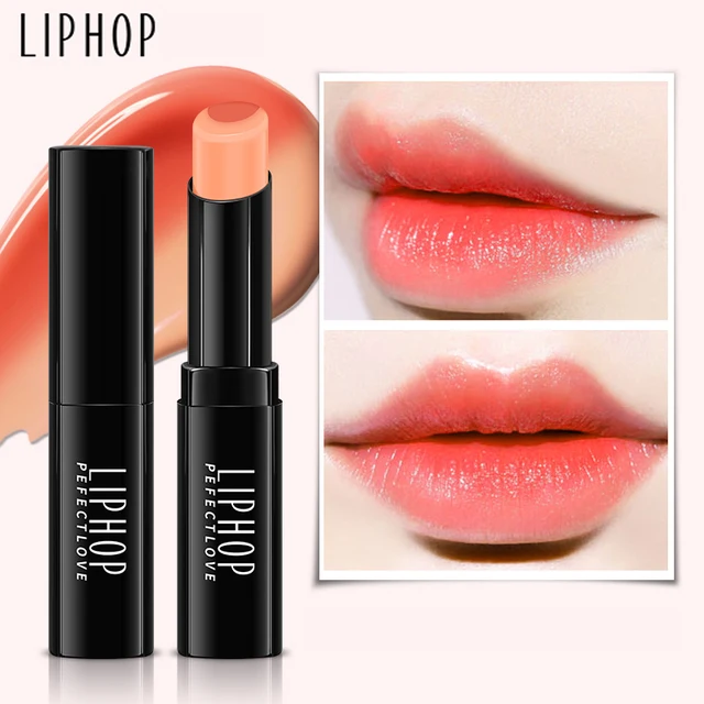 LIPHOP Lipstick Bicolor gradient lip Balm Makeup lasting moisturizer