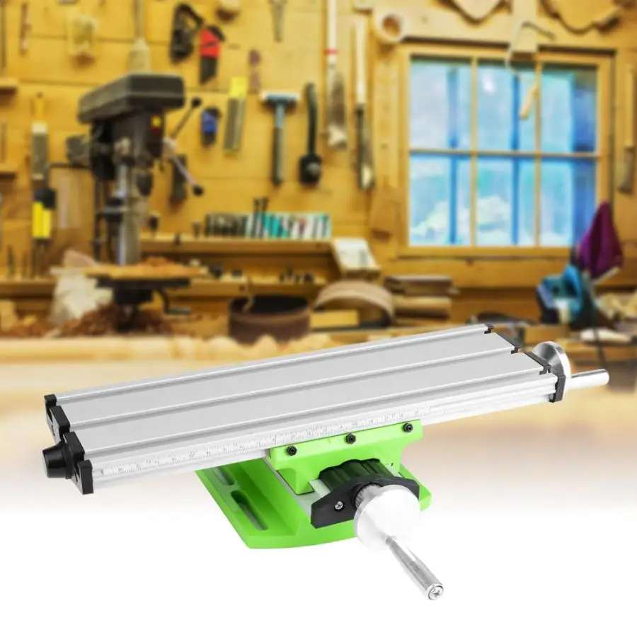 

Multifunctional Cross Bench Clamp Drill Press Vise Micro Clip Flat Vise DIY Adjustable XY Slide Worktable Milling Working Table