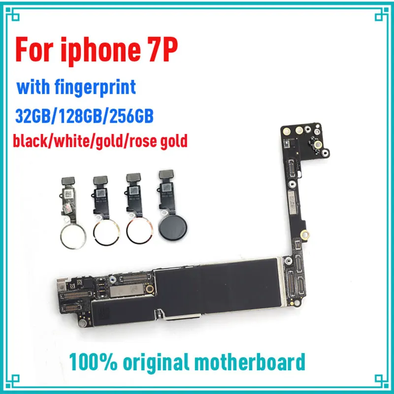

32GB / 128GB / 256GB for iphone 7 Plus Motherboard With Touch ID/Without Touch ID,Original unlocked Free shipping