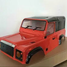 1/10 масштаб RC8WD Defender D90 ROVER LAND Grande II G2 Wrangler неразрезанный и Неокрашенный прозрачный корпус для AXAIL SCX10 ROCK CRAWLER