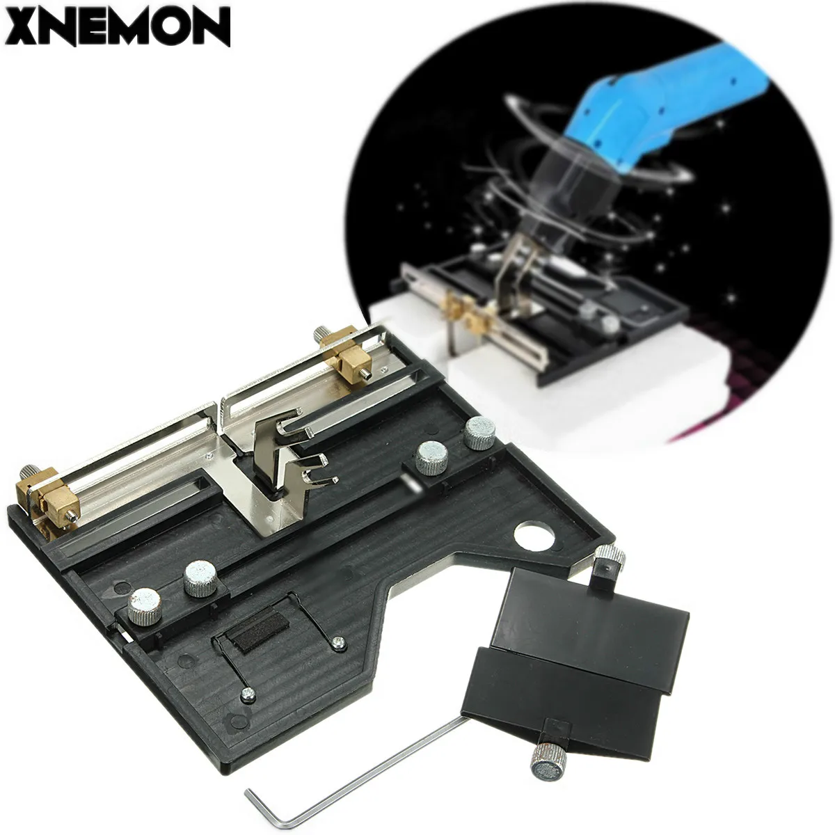 

XNEMON Large Groove Electric Hot Knife Foam Cutter Heat Wire Grooving Cutting Tool 10-160MM, Adjustable Size Foam Cutting Board