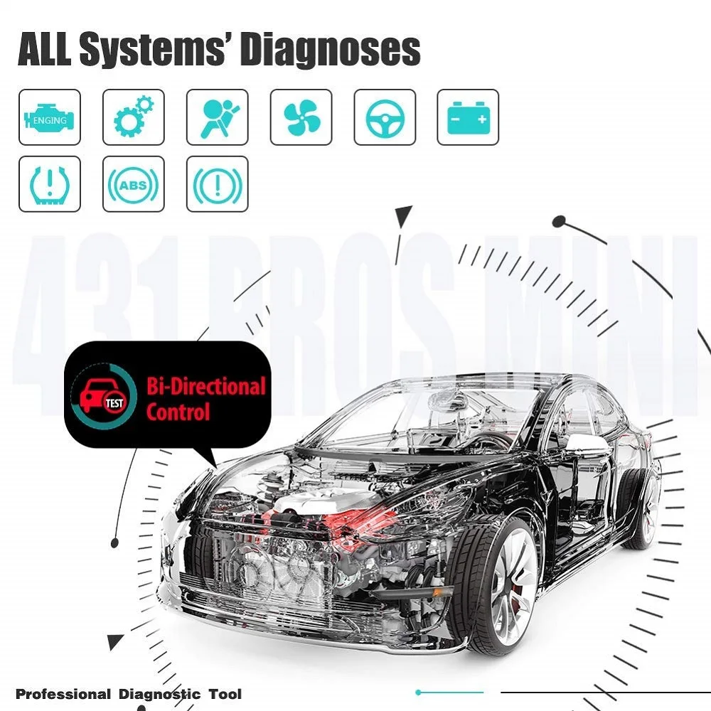 LAUNCH X431 Pros Мини автоматический диагностический инструмент Автомобильный сканер OBD2 Bluetooth wifi профессиональный автомобильный сканирующий Инструмент X431 Pro Mini