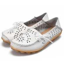 Красивая женская обувь на плоской подошве; Новинка; женская обувь из натуральной кожи; мягкая женская обувь для мам; женская обувь на мягкой подошве; много цветов