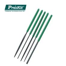 8PK-605A Pro'skit Portable 5pcs Needle File Set Precision Rasp Group Upscale For Metal Glass Stone Jewelry Wood Carving Craft