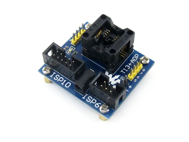 Модуль T13 + ADP ATTINY13 attiny12 attiny15 attiny25 SOIC8 (150 млн.) AVR программирования адаптер Тесты