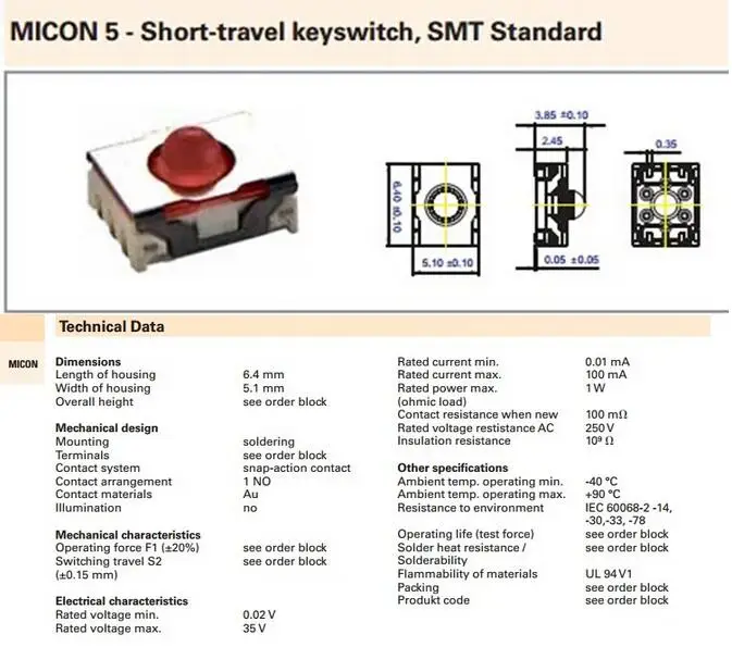 Micro switch Тактильные Кнопка для автомобиля benz удаленный ключевой(Size6.4*5*3.5 мм