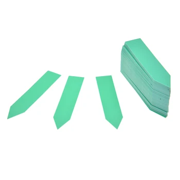 

Perfect-100 Pcs Plastic Plant Seed Labels Pot Marker Nursery Garden Stake Tags 10cm x 2cm (Green)