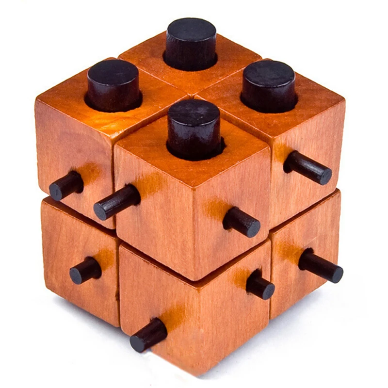 Puzzle Game Montessori Educational Magic Box Of 8 parts For Adult And Children Wooden font b