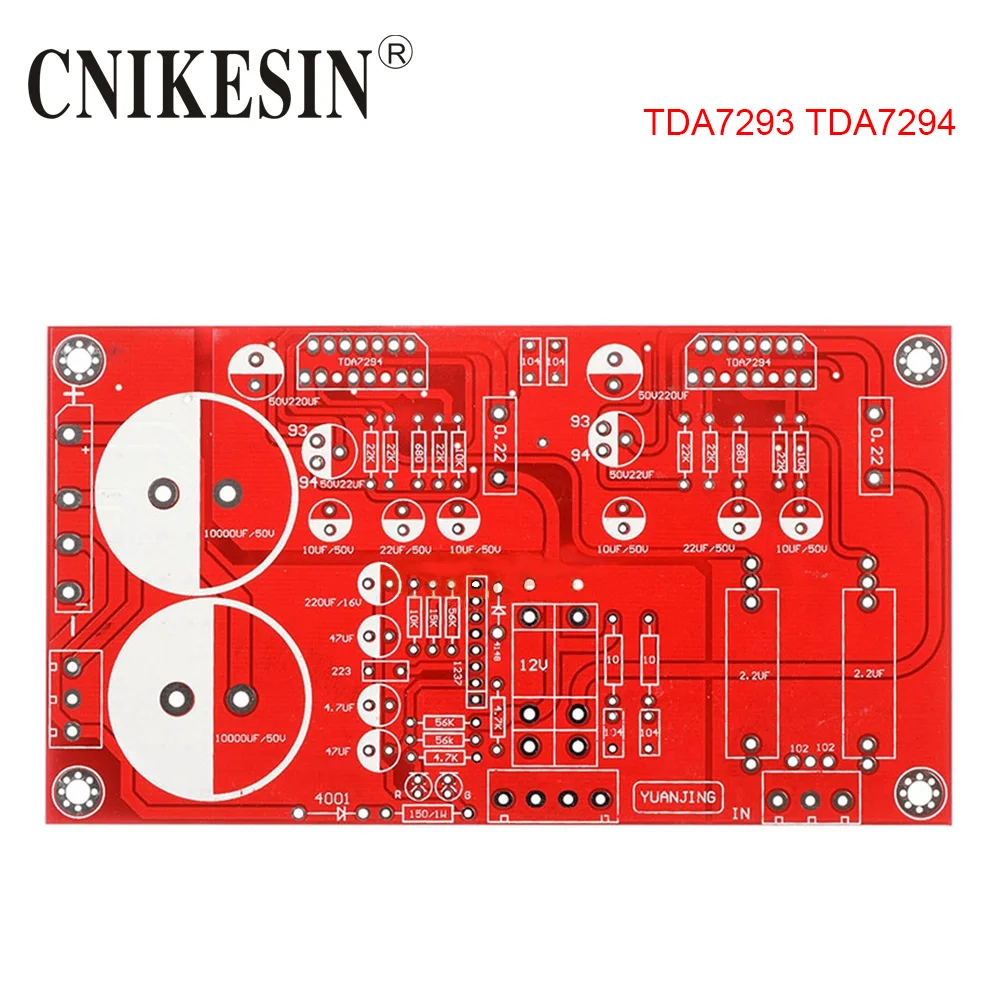 

CNIKESIN TDA7293 TDA7294 High fidelity fever bile flavor power amplifier board printing plate /PCB bare board