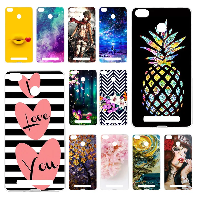 

TAOYUNXI Phone Cases For Xiaomi Redmi 3 Pro 3s Cover 3D Silicone Phone Back Cover for Xiaomi Redmi 3 Pro Case Redmi 3 S Pro Case