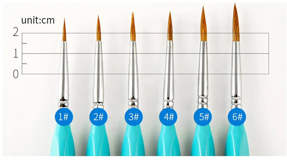 Миниатюрные кисти для красок на крючках, 1 шт., Художественная гуашь, акварельная акриловая масляная краска s ing, кисти, принадлежности для художников