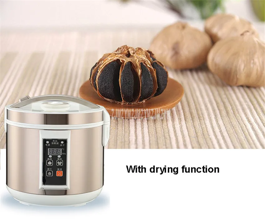 BoTaiDaHong Black Garlic Fermenter Full Automatic Intelligent Black Garlic Maker DIY Tool 360/° Heating 6L 90W 110V