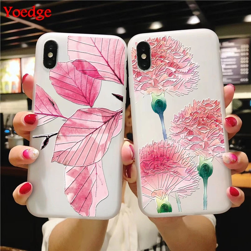 

3D Florals Cover For Xiaomi Redmi S2 3 4A 5 Plus 6A Note 3 4X 5 5A 6 7 Pro For Xiaomi Mi 9 A1 5X A2 6X 8 Lite F1 Soft Matte Case