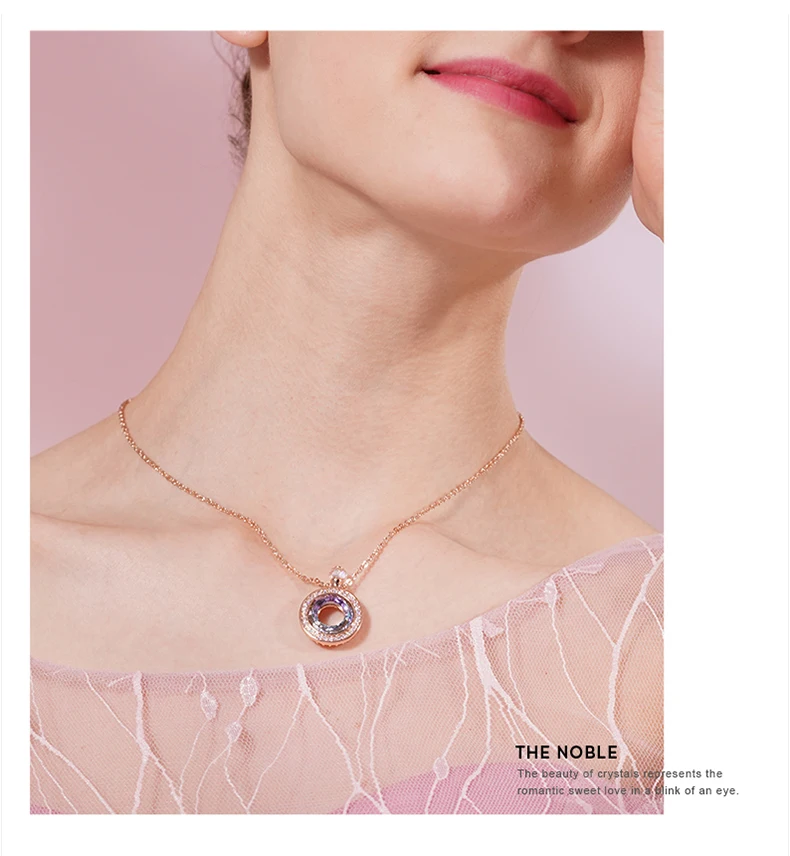 Cdyle женское розовое золото ожерелье украшено кристаллом ожерелье флакон духов Ожерелье Ювелирные изделия Подарки