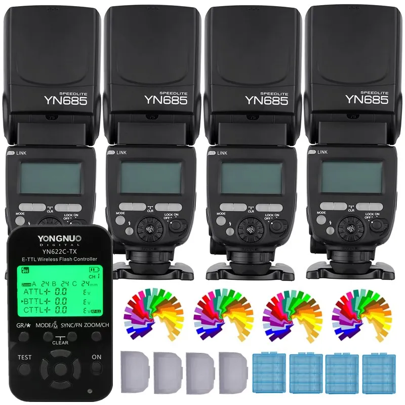 YONGNUO Wireless Flash Speedlite YN685+ Yongnuo YN622 TX Controller