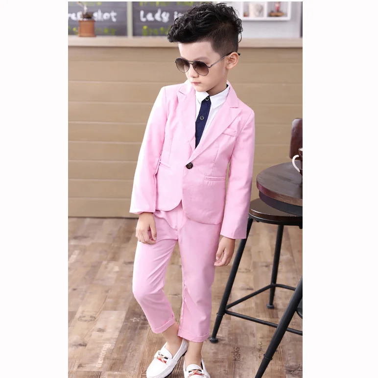 TPSAADE Kids Baby Boys Blazers Clothes Weddings Suits Jackets Pants Set