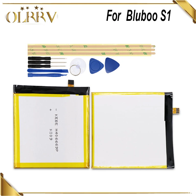 

3500mAh High Capacity Battery for Bluboo S1 High Quality mobile phone Battery For Bluboo S1 Battery +Tools