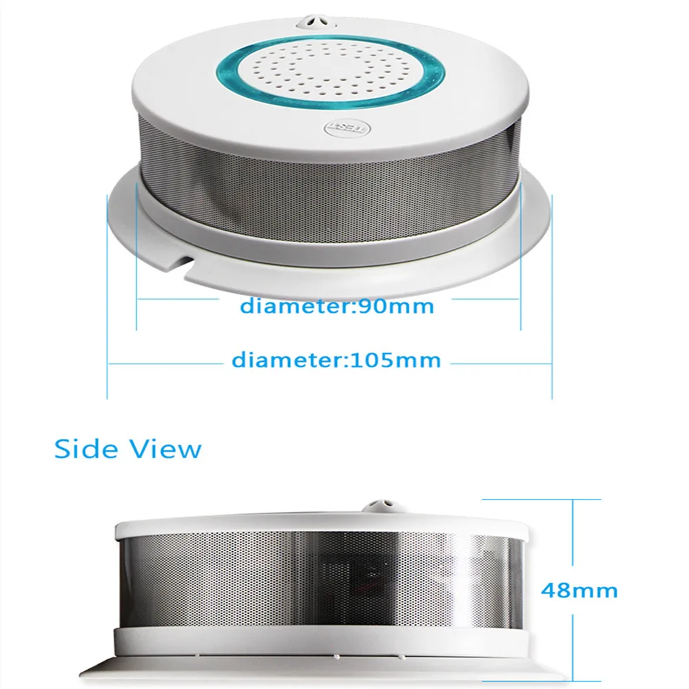 Kopen Pgst Originele Onafhankelijke Wifi Alarm Rook Brand Gevoelige Alarm Rookmelder Voor Huis Home Security