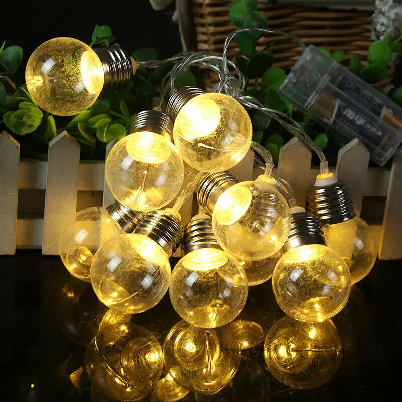 

Outdoor-Lichterketten Patio Party Yard Garten Hochzeit 30 LED-Lampen