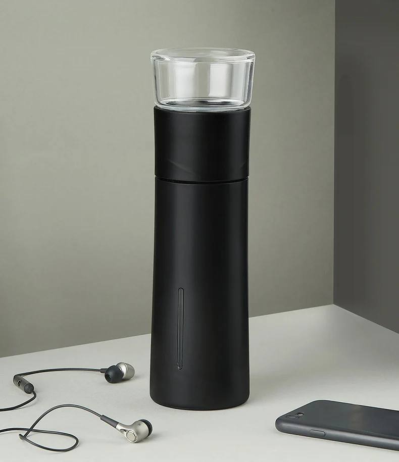 Xiaomi 300ml Portable water bottle sport bottle Travel Mugs Thermal Cup Tea Infuser Bottle sports Tea Filter Glass Tea Bottle hot sale (6)