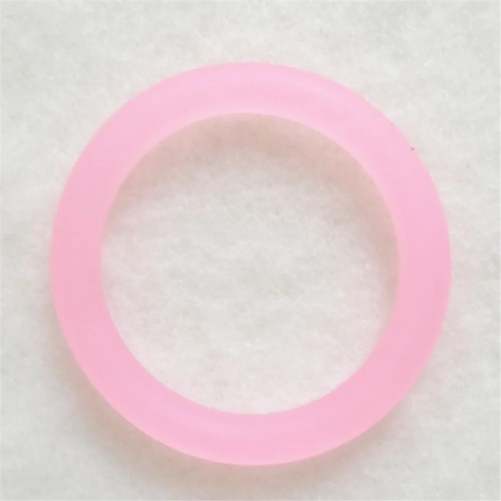 Chenkai 20 шт без БФА, силиконовый адаптер уплотнительные кольца для ребенка NUK MAM кольцо для соски Детская Подвеска игрушка подарок внутренний диаметр 21,5 мм - Цвет: Pink